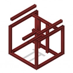 Voron V0/V0.1 Frame (Red)