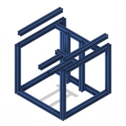 Voron V0/V0.1 Frame (Blue)