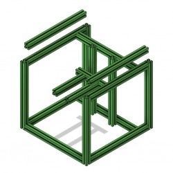 Voron V0/V0.1 Frame (Green)