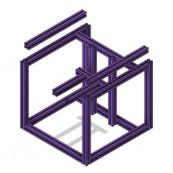 Voron V0/V0.1 Frame (Purple)