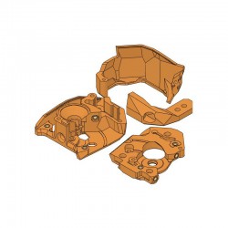 CW2 base parts for PCB (ABS...