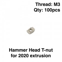 [EOL] Hammer head M3 T-nuts...