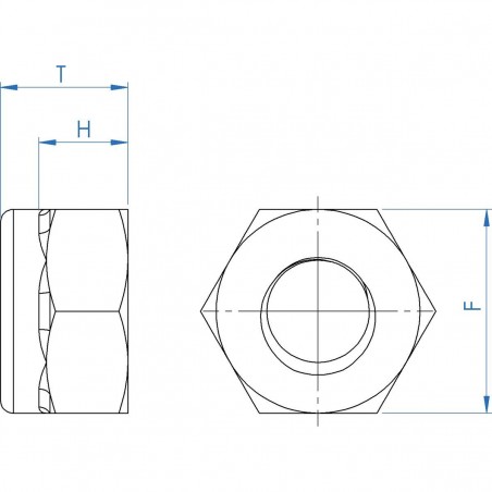 M3 nylock nut DIN985 (8.8)